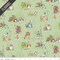 Peter Rabbit and Friends Characters Flannel in Fern (f16789-fern) | Designer Flannel | Riley Blake Designs | Riley Blake
